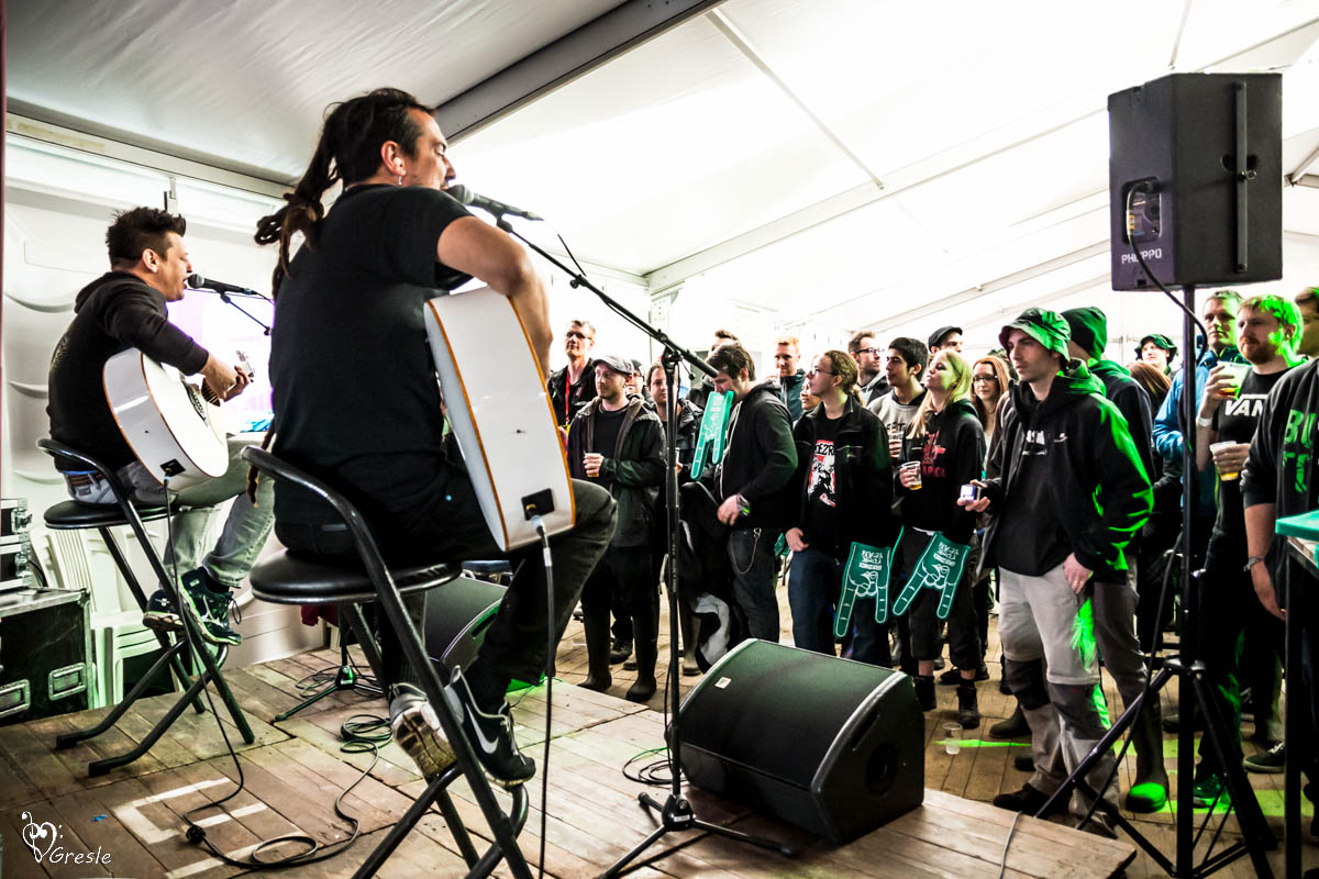 Less Than Jake acoustic set Groezrock